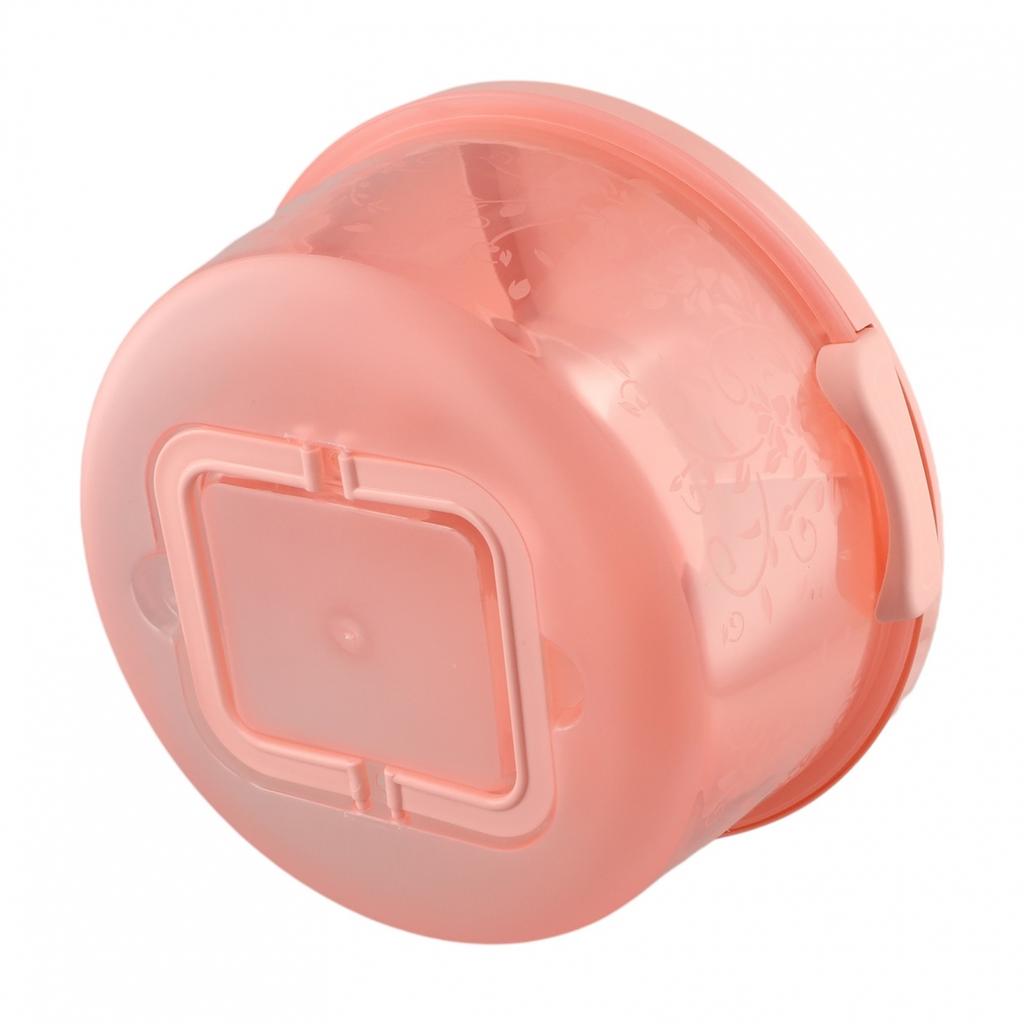 Dome Lid Round Cake Holder with Strong Carrying Handles for Easy Handling