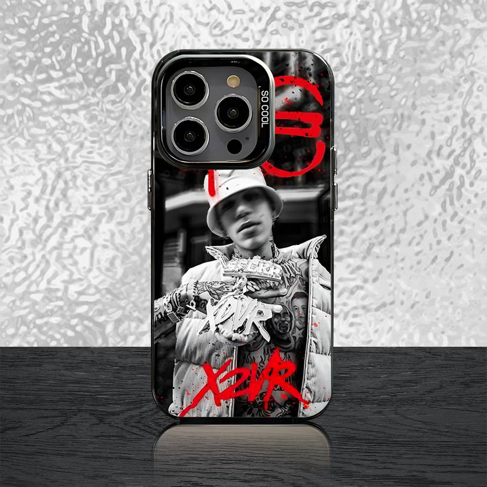 

Rapper Sfera Ebbasta Phone Case For iPhone 16,15,14,13,12,11,Pro,Max,Plus,Mini,SE Grey Black Matte Laser Back Cover iPhone16pro