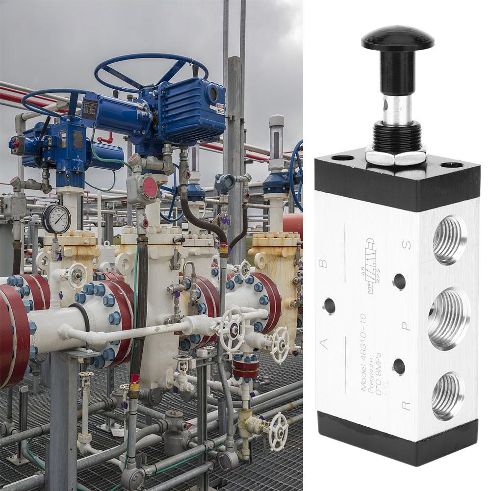 4R31010 2-pozycyjny 5-drogowy pneumatyczny zawór elektromagnetyczny sterowany ręczną dźwignią