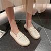 Fashion Hollow Breathable Women's Flat Loafers Shoes Summer 2025 Trend Fashionable Quick Delivery Comfortable Slip-on 39 Ladies Footwear