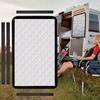 RV Door Window Cover Trailer Side Window Sun Guard Foldable Light-Blocking RV Accessories For Long Distance Trip Travelers