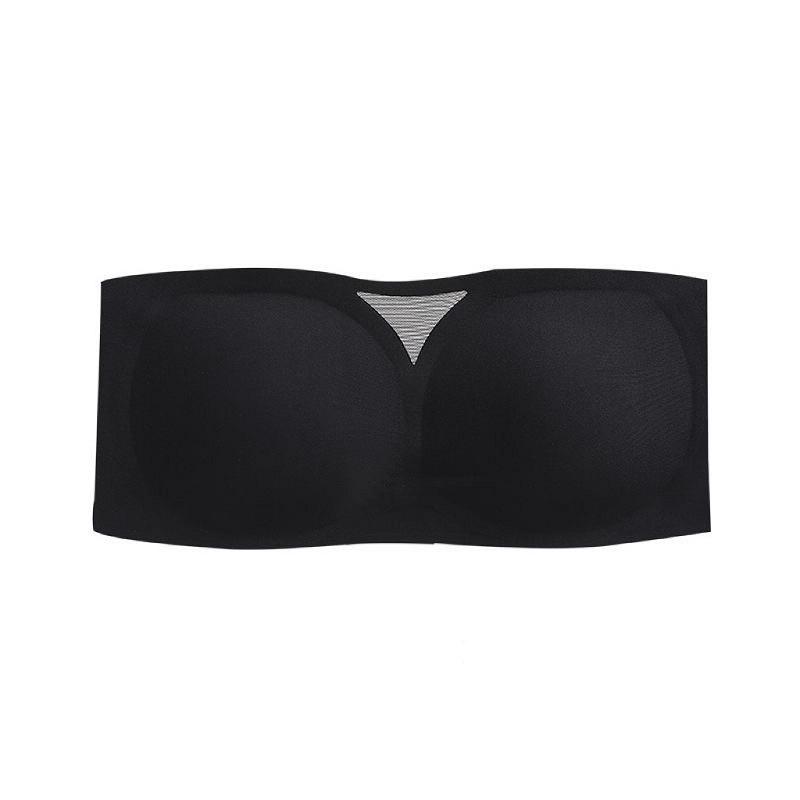 Strapless underwear women's non-slip invisible tube top breast-wrapped underwear summer new thin seamless small chest bra women