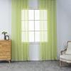 1pcs Beautiful Home Decoration Curtain Translucent Solid Color Gauze Curtains Gorgeous Hotel Living Room Decor Window Blind