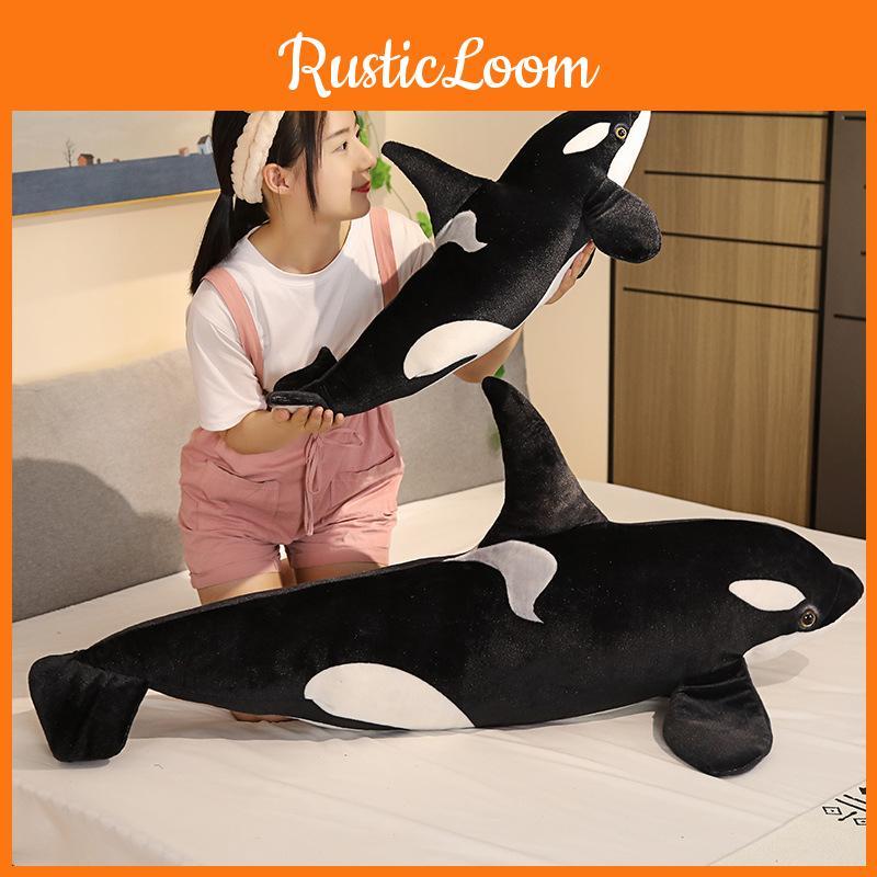 Whale Marine Killer Organism Plush Toy Stuffed Doll Home Decoration Gift Kids