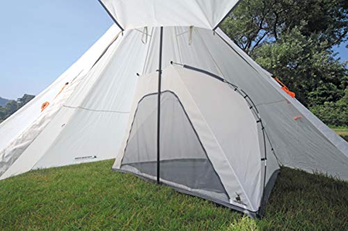 Captain Stag CS Classics UA-45 Inner Tent for Octagon 460UV, White, 4-Person, One-Pole Tent