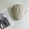 Retro Newsboy Hat Ladies Solid Color Versatile Simple Forward Hat Vintage Peaked Hat Men's Trend
