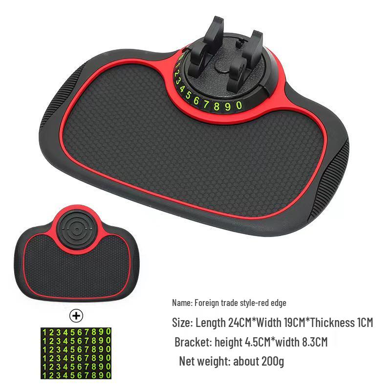 Multifunctional Car Anti-Slip Phone Holder & High-Temperature Resistant Dashboard Pad