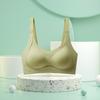 Traceless underwear women's small breasts gather and show large upper support jelly strip D soft support one-piece fixed cup bra