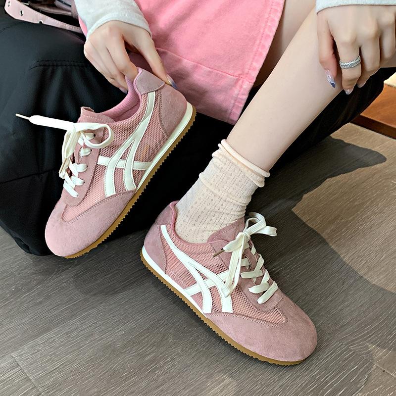 Korean version of German training shoes women's little white shoes 2025 new spring and autumn flat-bottomed versatile Internet celebrity first hand 