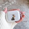 Cartoon Doubt Duck Silicone Case for Apple Airpods 2 1 Earphone Cases With Hook For Airpod Pro 3 Pro2 Clear Protective Covers