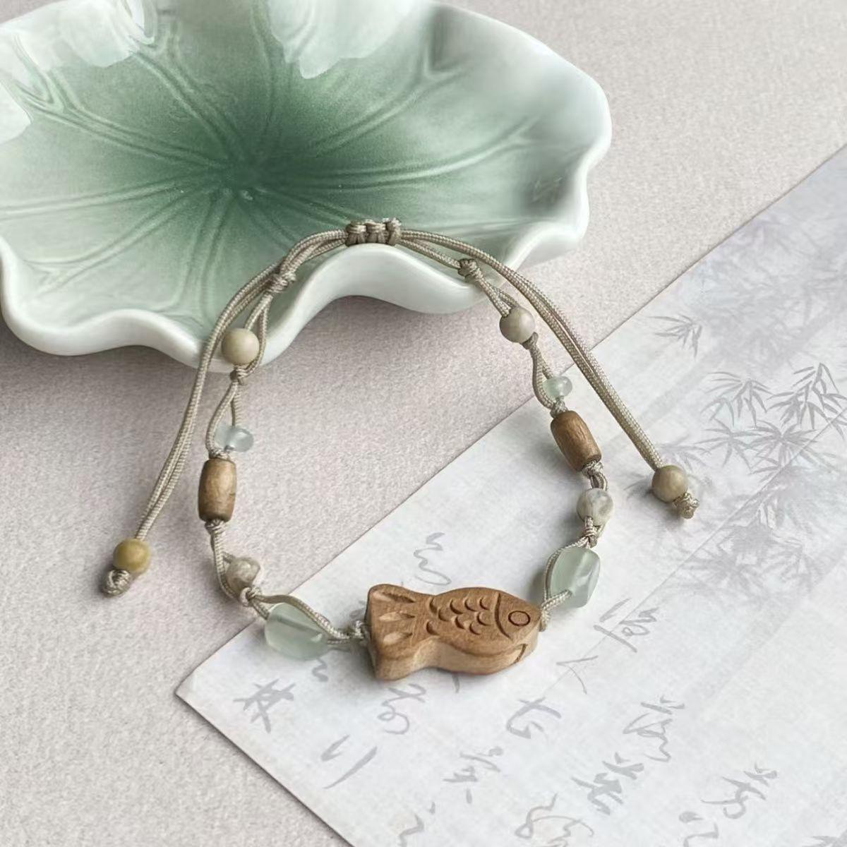 

Chinese Style Tassel Beaded Bracelet for Women Retro Butterfly Pendant Charm Bracelets Temperament Bangles Fashion Jewelry Gifts