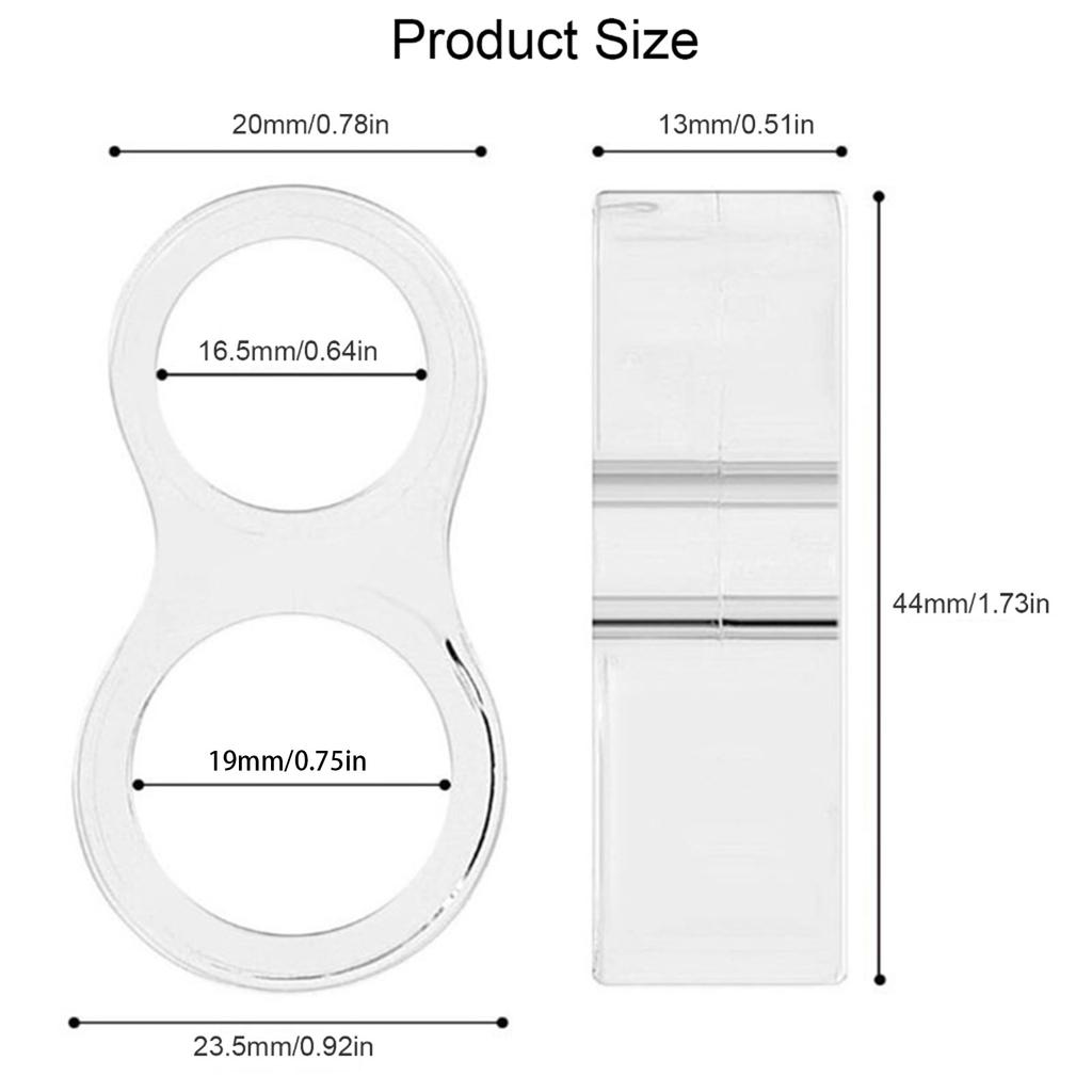 Clear Silicone Door Handle Bumpers Easy to Install Silicone Clear Wall Shielding Wall Protections from Door Impact