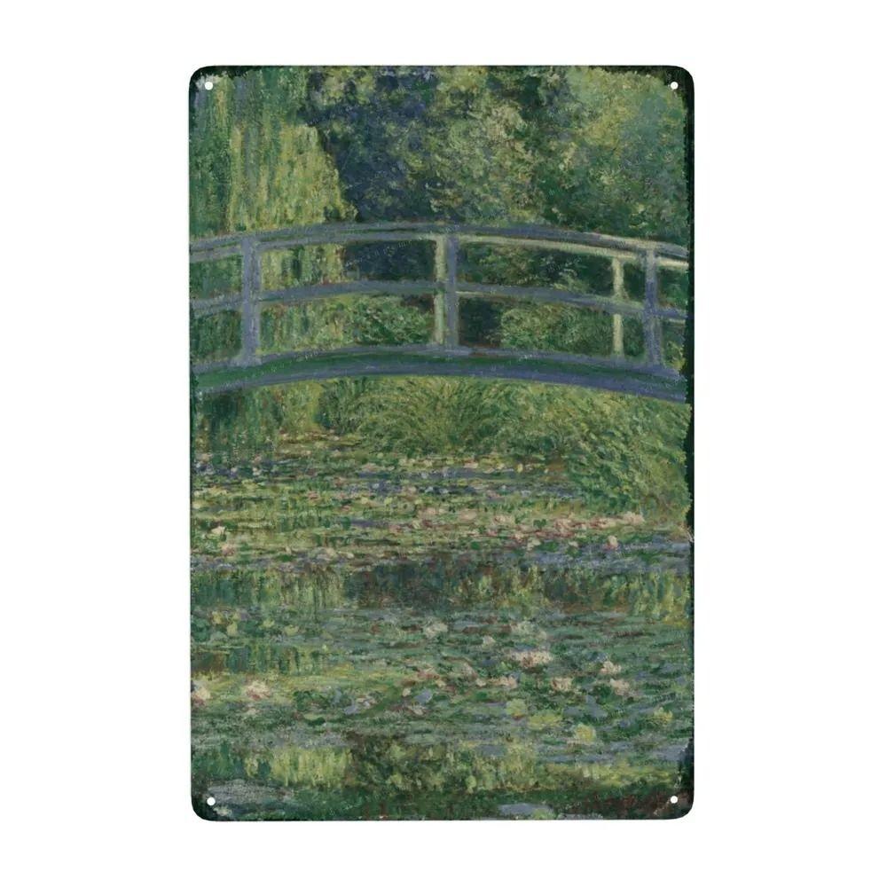 Oil Painting Style Retro Characters Landscapes Metal Tin Sign Wall Poster