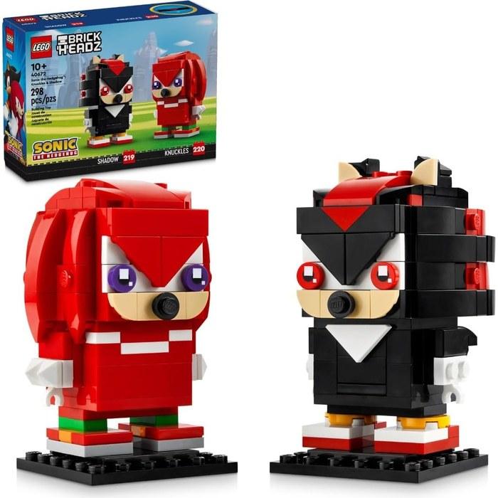 LEGO BrickHeadz Sonic the Hedgehog Knuckles & Shadow 40672 Multicolor