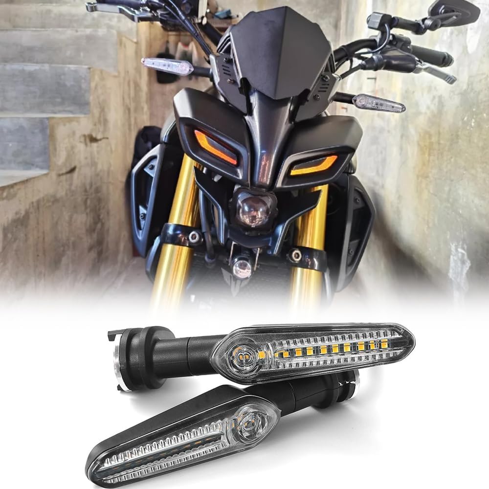 

LED Turn Signal Light For MT07 Tenere 700 XJ6 FZ6 MT09 Tracer 900 MT09 MT10 MT03 FZ25 MT15 R7 R9 TMAX530 Motorcycle Flashing Directional Flasher