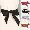 New Summer Fashion PU Leather Belt Soft Dress Belts Wide Corset Strap Female Clothes Decoration Accessories Supplies Solid Color