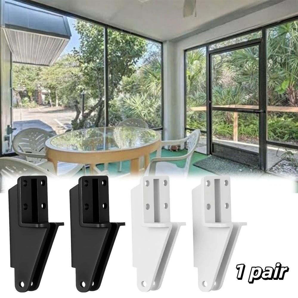 2pcs Adjustable Screen Door Closer Bracket Replacement Parts Door Post Jamb Bracket Bedroom