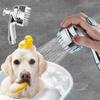 Soft Pet Shower Head Handheld Dog Bathing Nozzle Practical Dog Shower Attachment  for Dogs Cats