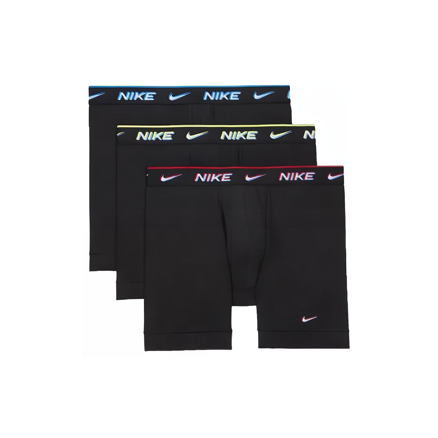 

Nike Solid Color Logo Boxer Shorts 3-Pack Men bottoms Black DV3970-914 L