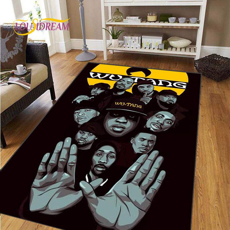 Music Star Rectangle Hip-Hop Carpet for Living Room Bedroom Rug Kitchen Kids Door Unslip Floor Mats Gift Photography Props Rug