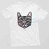 Reality Glitch Unisexs 3d Cat T Shirt Unique Feline For Lovers Vintage Homme Comfortable Slightly Streetwear