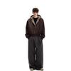 Unisex Retro Hooded Puffer Jacket Winter Warm Thick Cotton Coat Men Women Streetwear Loose Fit