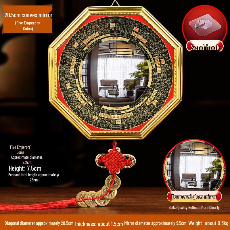 Wypukłe lustro Bagua Tai Chi do dekoracji domu i sklepu