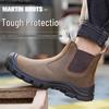 Men's Steel Toe High-Top Safety Work Boots