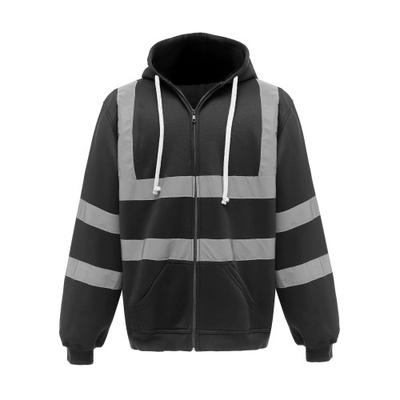 Mens Hi-Vis Full Zip Hoodie