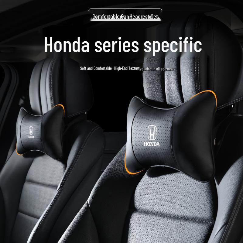Honda Accord CR-V Civic Car Headrest & Lumbar Support Pillow Set