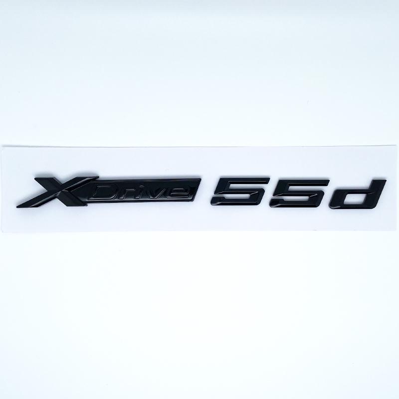 Xdrive 50i 50d 55i 55d Car Fender Emblem Trunk Badge Sticker For BMW X1 X3 X4 X5 X6 X7 Logo Accessories