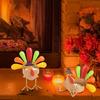 Thanksgiving Turkey Tea Light Candle Holder for Fall Thanksgiving Table Home