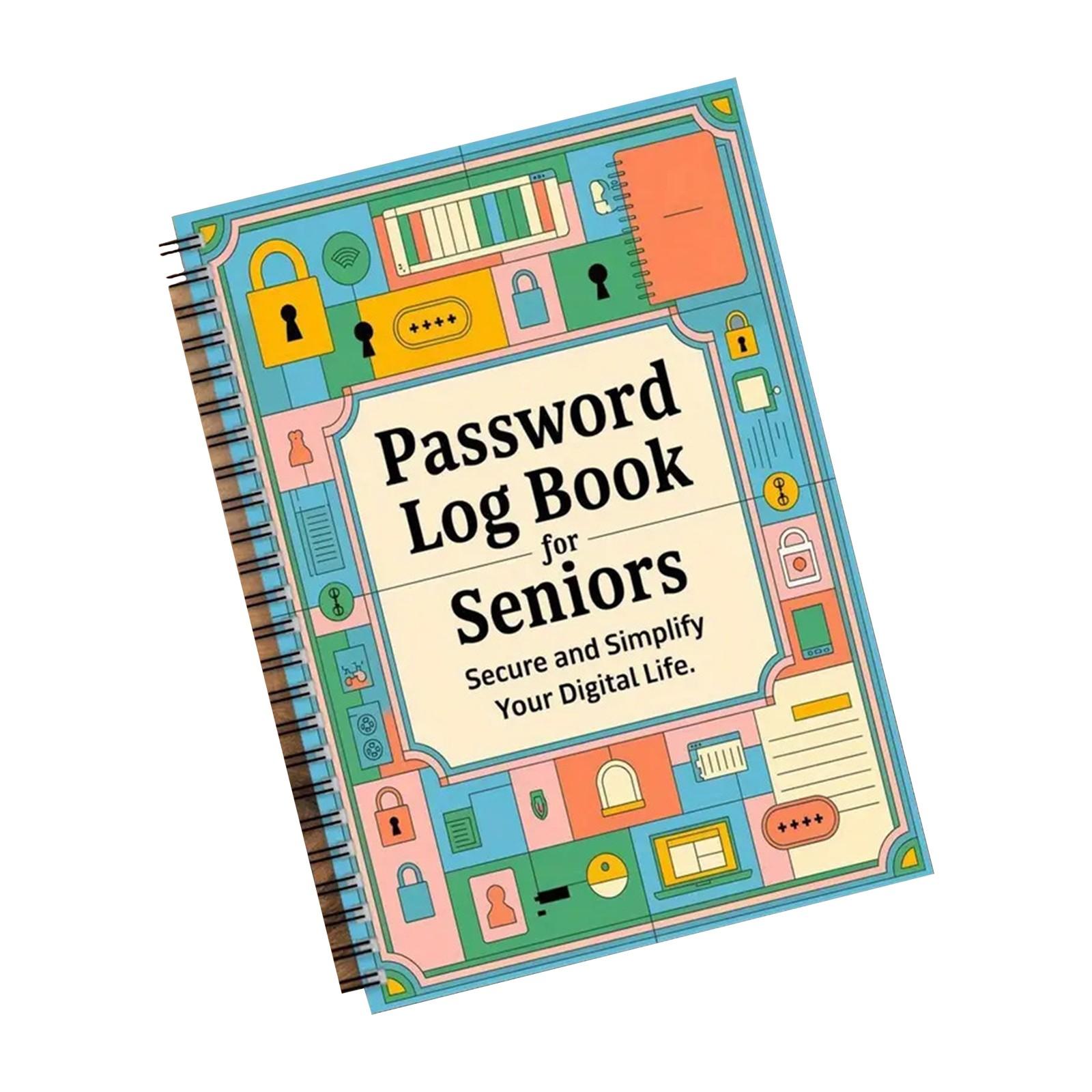 

Забавная спиральная книга паролей, креативный журнал для блокировки One Size зелёный