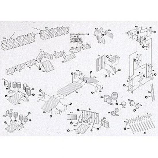 Accessoires Champ De Bataille Italeri 1/72 pas cher
