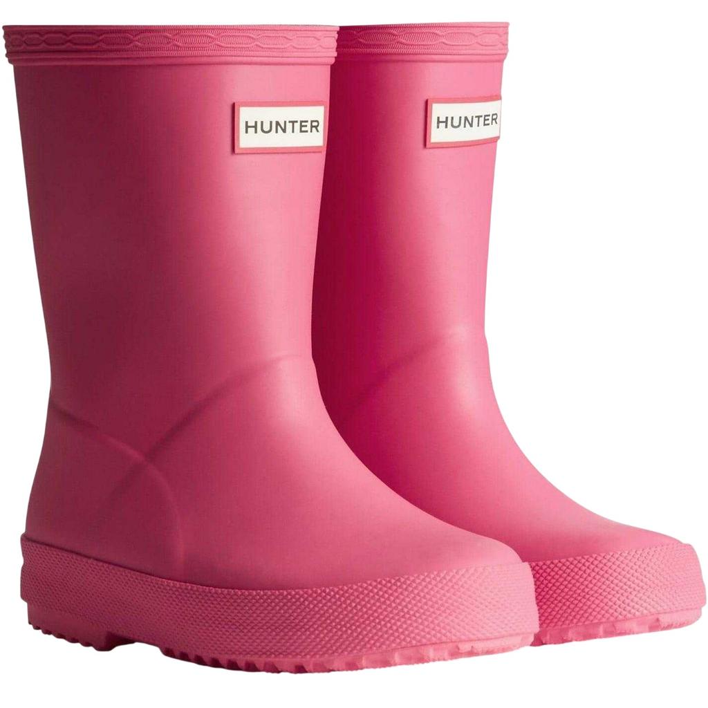 Hunter Childrens/Kids Flatform Wellington Boots