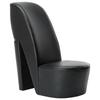 High Heel Shoe Shaped Chair Faux Leather