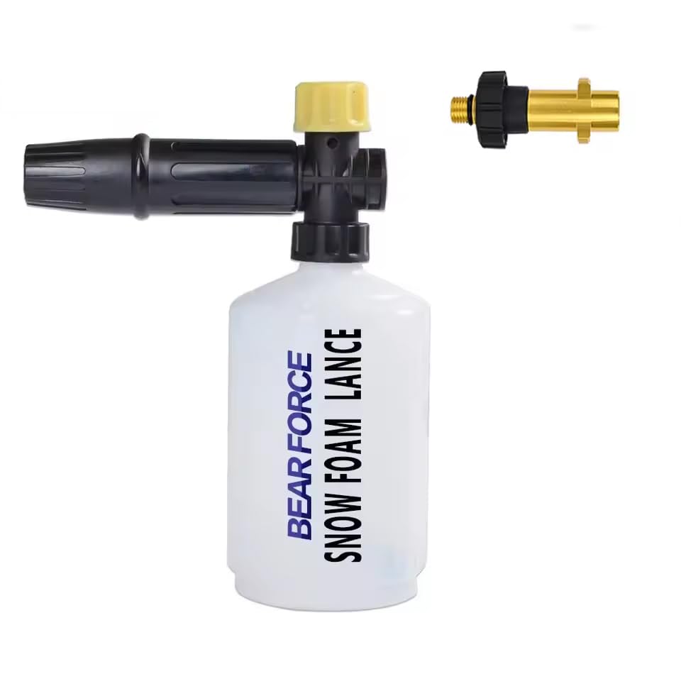 

BEAR FORCE Foam Wash Snow Foam Lance Foam Nozzle Foam Canon Generator Compatible with