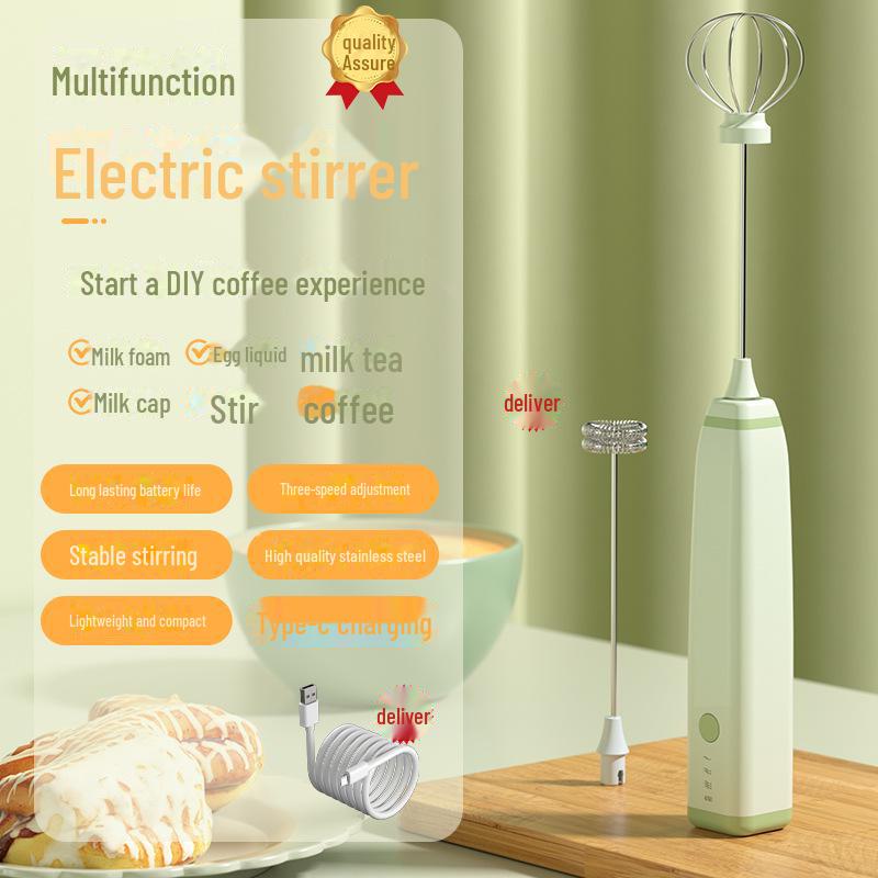 Mini spumant de lapte și ou multifuncțional fără fir