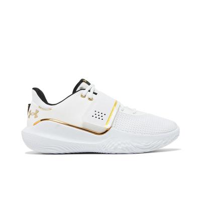 Under Armour Flow FUTR 'White Metallic Gold' (Unisex) White / Metallic Gold Basketball Shoes 3024968 101