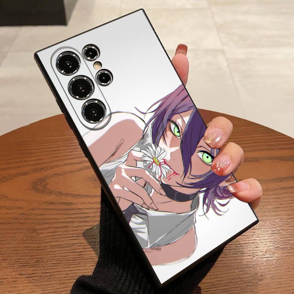C-Chainsaw Man Reze Arc Phone Case For Samsung S25,S24,S21,S22,S23,S30,Ultra,S20,Plus,Fe,Lite,5G Black Cover