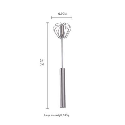 Fouet Semi-Automatique Abay en Acier Inoxydable
