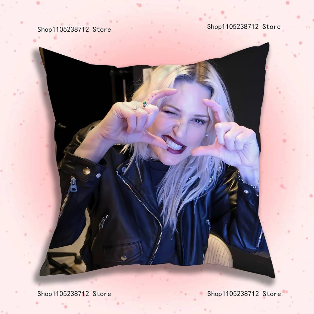Rock E-Emily A-Armstrong Pillow Case Cute Cartoon Anime Peripheralsbedroom Sofa Decorative Cushion Cover Soft Cushion Cover