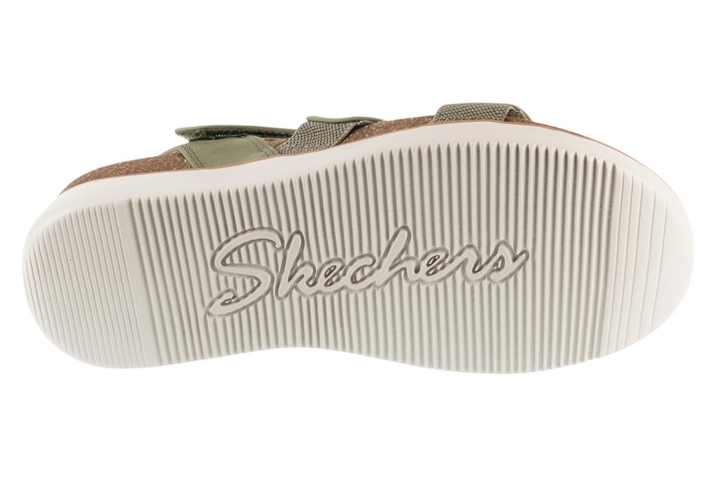 Skechers Arya on the Rise sandals adjustable strap beige
