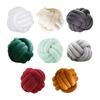 Round Knot Ball Pillow Throw Knotted Pillow Round Soft Knot Ball Pillows Hand Woven for Bedroom Sofa Couch 8.66Inches