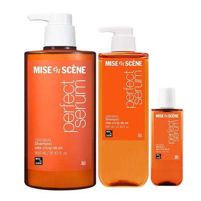 Shampoing Sérum Original Parfait Pack Triple Haute Capacité 900 ml + 680 ml + 140 ml