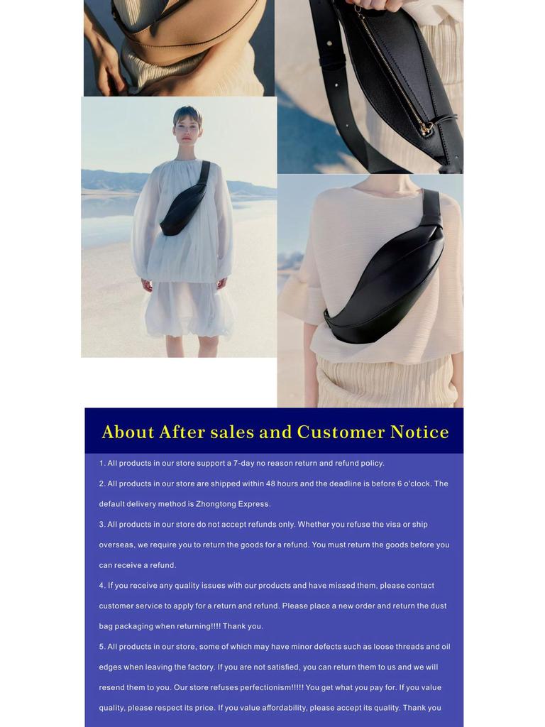 2025 New Women’s Neyu Smooth Cowhide Crossbody Underarm Bag