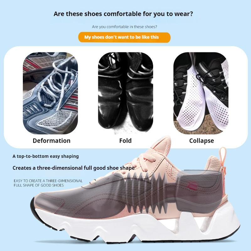 Plastic Shoe Trees for Sneakers - Anti Deformation Inner Support for Adult Children - Prevent Creases & Maintain Shapel 2/4/6Pcs