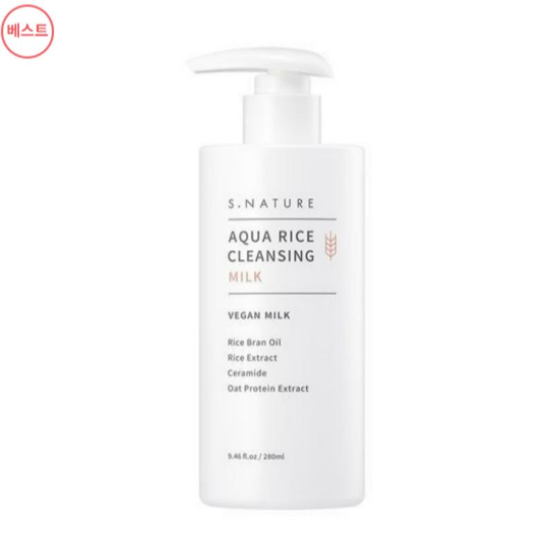 S.NATURE Aqua Rice Cleansing Milk 280ml Special Set