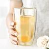 450ml Double Wall Glass Cup Insulated Coffee Cup Big Tea Coffee Mug Borosilicate Glass Drinking Cup for Hot Cold Drinks