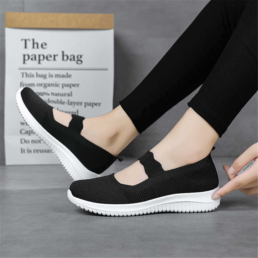 Fashion Soft Anti Slip Luxury Sports Women's Shoes Vulcanize Boots White Black Woman Sneakers Snaeaker Footwears Tennes Wide Fit